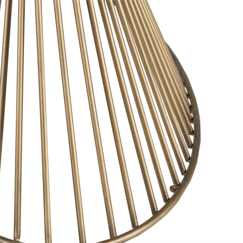 INK+IVY Mercer Oval Mid-Century MDF and Metal Dining Table in Natural