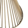 INK+IVY Mercer Oval Mid-Century MDF and Metal Dining Table in Natural