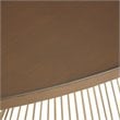 INK+IVY Mercer Oval Mid-Century MDF and Metal Dining Table in Natural