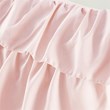 Intelligent Design Microfiber Waterfall Ruffled Comforter Set in Blush Pink
