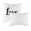 Intelligent Design Raina Polyester Microfiber Comforter Set in Ivory