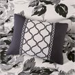 Intelligent Design Polyester Microfiber Floral Twin/Twin XL Comforter Set -Black