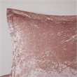 Intelligent Design Felicia Polyester Velvet Comforter Set in Blush Pink
