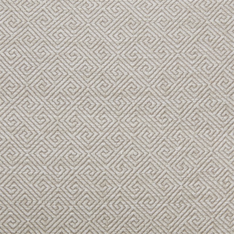 Madison Park Augustine Fabric and Solid Wood Swivel Glider Chair in Cream