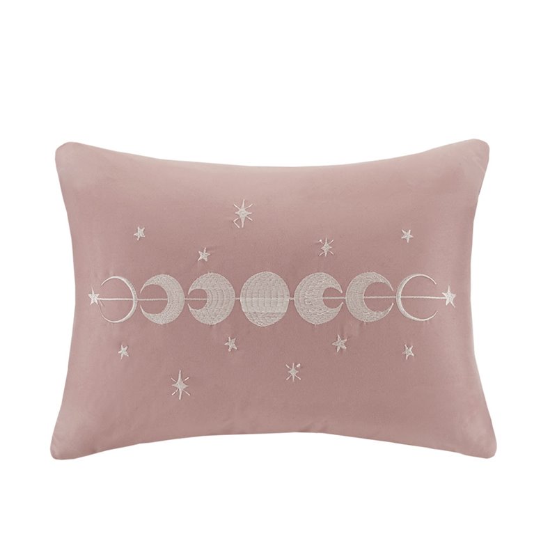 Intelligent Design Felicia Polyester Velvet Twin/Twin XL Duvet Cover Set in Pink