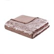 Intelligent Design Felicia Polyester Velvet Twin/Twin XL Duvet Cover Set in Pink