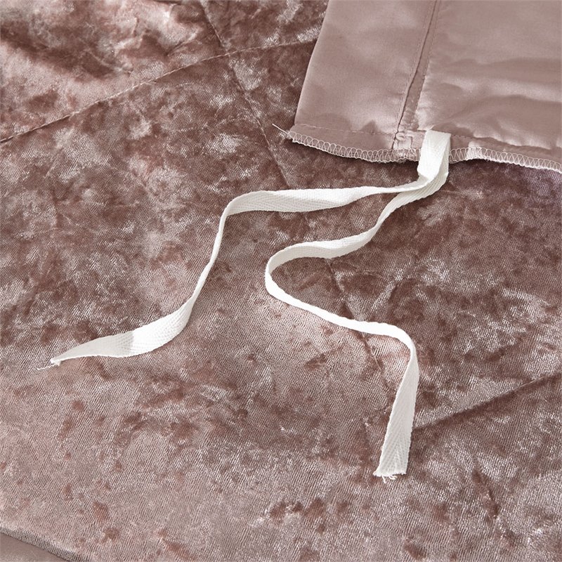 Intelligent Design Felicia Polyester Velvet Twin/Twin XL Duvet Cover Set in Pink