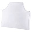 Intelligent Design Cotton Canvas Oversized Headboard Pillow in White