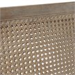 Madison Park Willshire Polyester Fabric and Solid Wood Settee in Beige