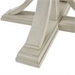 Madison Park Signature Helena Round MDF and Solid Wood Dining Table in Cream