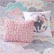 Urban Habitat Cloud Contemporary Cotton Printed Coverlet Set in Multi-Color