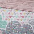 Urban Habitat Cloud Contemporary Cotton Printed Coverlet Set in Multi-Color