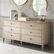 Madison Park Signature Victoria 6-Drawer Wood Dresser in Natural/Gray