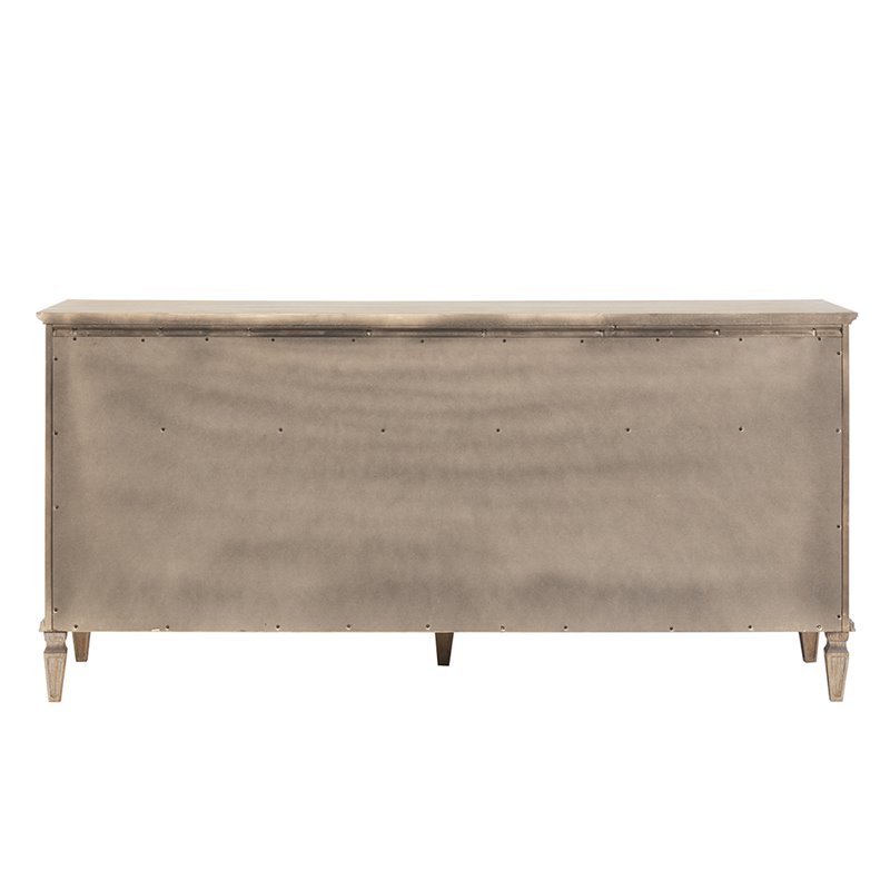 Madison Park Signature Victoria 6-Drawer Wood Dresser in Natural/Gray