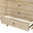 Madison Park Signature Victoria 6-Drawer Wood Dresser in Natural/Gray