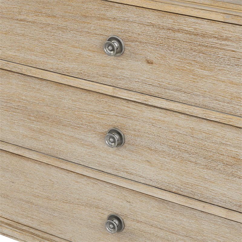 Madison Park Signature Victoria 6-Drawer Wood Dresser in Natural/Gray
