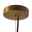 INK+IVY Cyrus 6-light Metal and Glass Chandelier in Antique Gold/Bronze