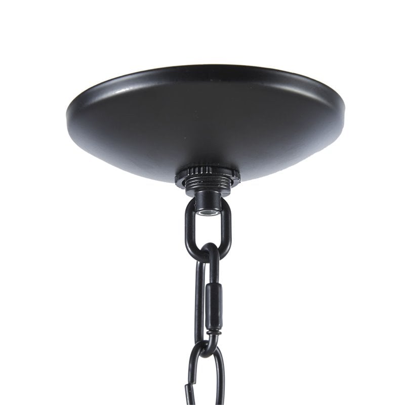 Hampton Hill Brighton 6-light Metal Chandelier Lamp in Black