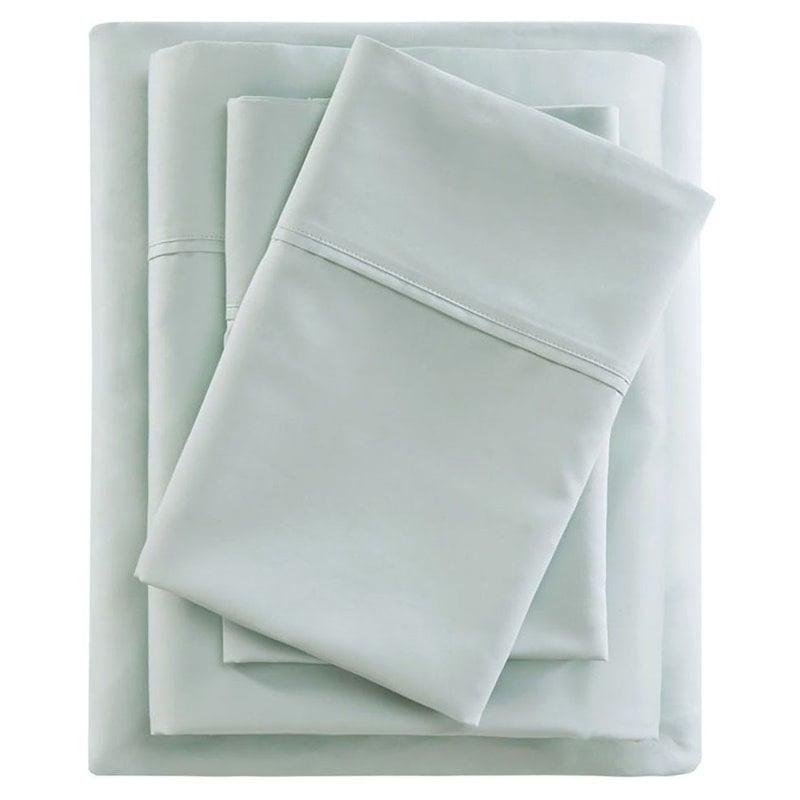Beautyrest Cotton and Polyester Sheet Set w/ Huntsman Cooling Chemical in Green