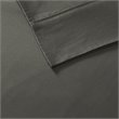 Madison Park 6-piece Cotton and Polyester Sheet Set in Charcoal