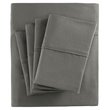 Madison Park 6-piece Cotton and Polyester Sheet Set in Charcoal