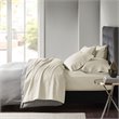 Madison Park 6-piece Cotton and Polyester Fabric Sheet Set in Ivory
