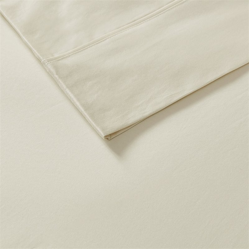 Madison Park 6-piece Cotton and Polyester Fabric Sheet Set in Ivory