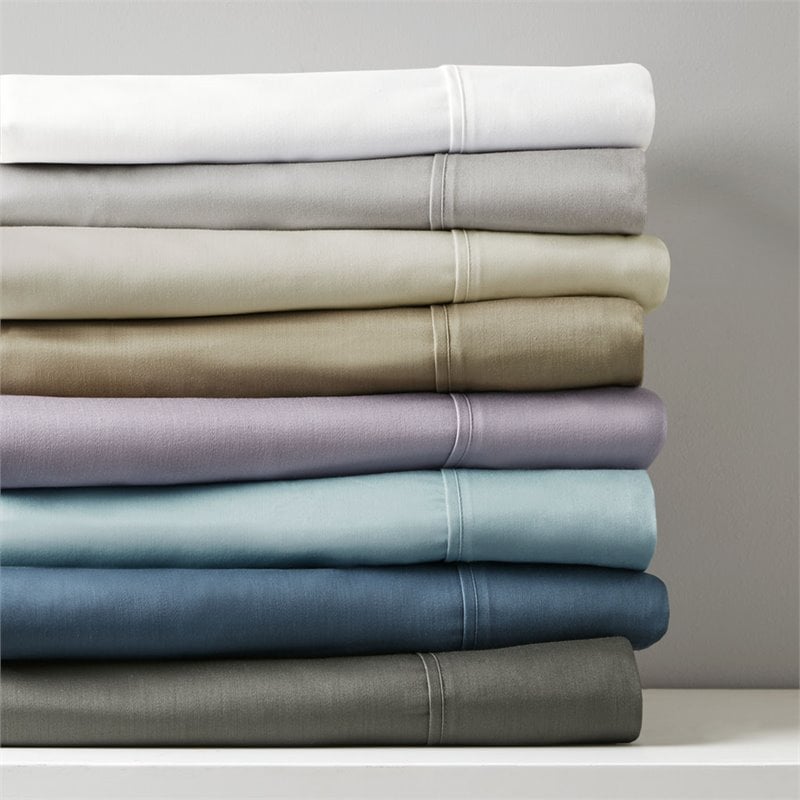 Madison Park 6-piece Cotton and Polyester Fabric Sheet Set in Ivory