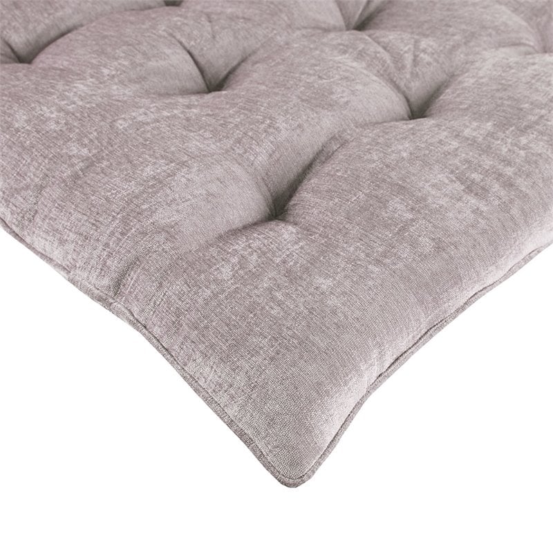 Intelligent Design Edelia Polyester Chenille Long Floor Cushion in Blush Pink