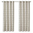 Intelligent Design Raina Microfiber Total Blackout Window Panel in Ivory/Gold