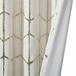Intelligent Design Raina Microfiber Total Blackout Window Panel in Ivory/Gold