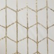 Intelligent Design Raina Microfiber Total Blackout Window Panel in Ivory/Gold