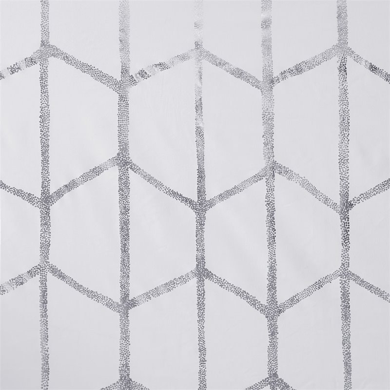 Intelligent Design Raina Polyester Total Blackout Window Panel in White