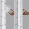 Intelligent Design Raina Polyester Total Blackout Window Panel in White