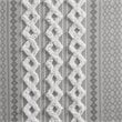 INK+IVY Imani Cotton Printed Window Panel with Chenille Stripe in Gray
