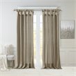 Madison Park Emilia Polyester Twisted Tab Lined Window Panel in Pewter