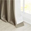Madison Park Emilia Polyester Twisted Tab Lined Window Panel in Pewter