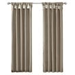 Madison Park Emilia Polyester Twisted Tab Lined Window Panel in Pewter