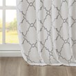 Madison Park Saratoga Polyester Cotton Rayon Fretwork Panel in Ivory