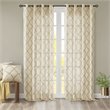 Madison Park Saratoga Polyester Cotton Rayon Fretwork Panel in Beige/Gold