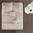 510 Design Ramsey 8-Piece Fabric Comforter Set with Quilting in Neutral Gray