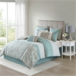 510 Design Shawnee 8-Piece Fabric Comforter Set with Quilting in Green