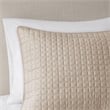 510 Design Otto 3-Piece Polyester Microfiber Coverlet Set in Khaki Brown