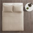 510 Design Otto 3-Piece Polyester Microfiber Coverlet Set in Khaki Brown Finish