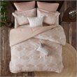 INK+IVY Ellipse Cotton Clipped Jacquard Comforter Set in Blush Pink