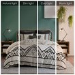 INK+IVY Marta 3-Piece Cotton and Flax Printed Comforter Set in Natural