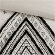 INK+IVY Marta 3-Piece Cotton and Flax Printed Comforter Set in Natural Finish