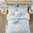 Harbor House Maya Bay Cotton Comforter Bedding Set with Embroidery in White