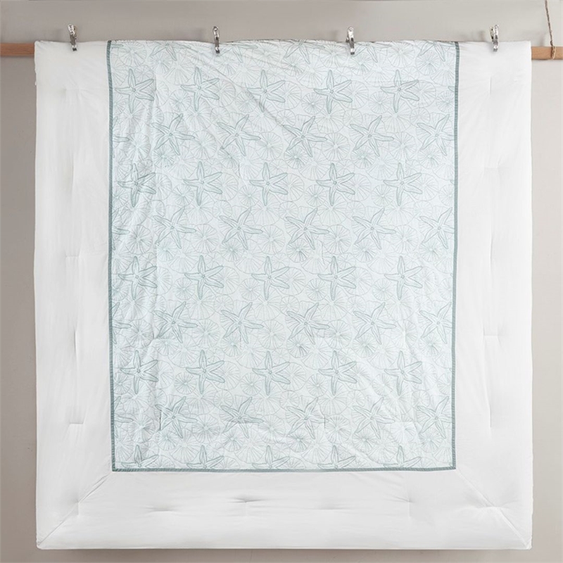 Harbor House Maya Bay Cotton Comforter Bedding Set w/ Embroidery in White