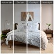 INK+IVY Masie Mid-Century Cotton Percale Comforter Set with Embroidery in White